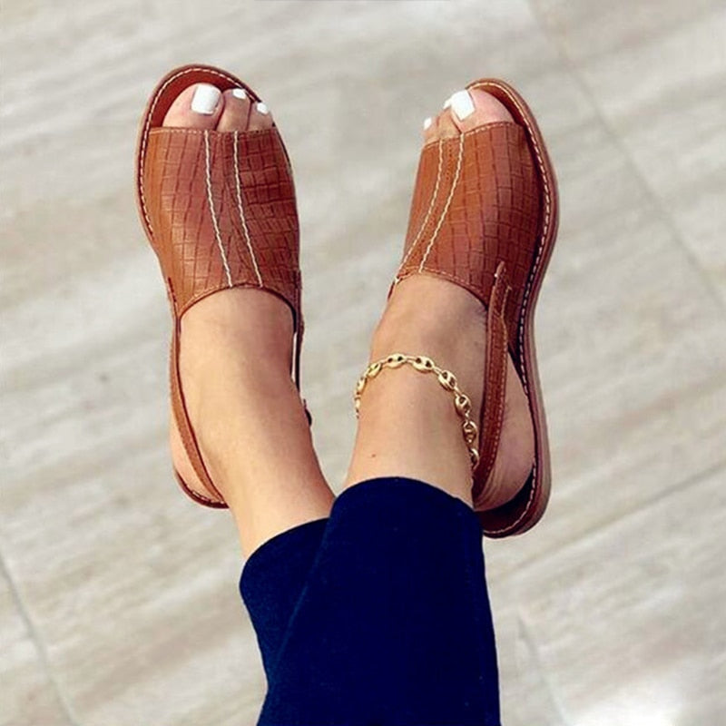 TANBARA | Bequeme Sandalen mit flacher Sohle